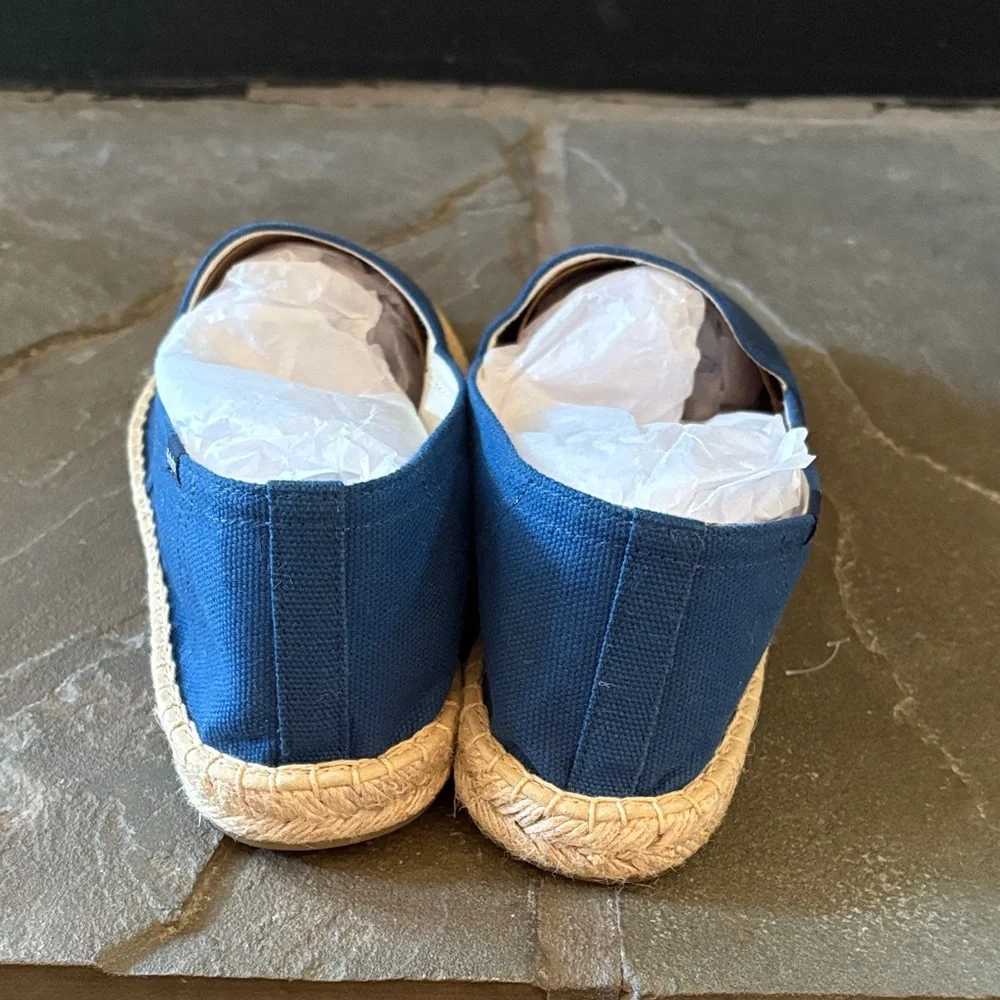 Soludos Blue Canvas Espadrilles Size‎ 11 - 11.5 New In Box